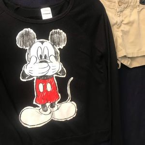 Mickey Mouse long sleeve shirt set